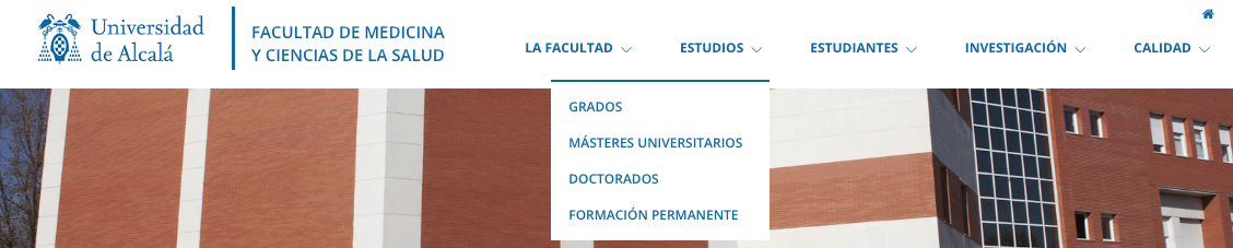 Estudios Fac Medicina y Ciencias de la Salud